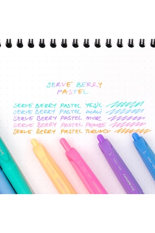 Berry 0.7 Mm Jel Kalem Pastel Yeşil Pastel Yeşil