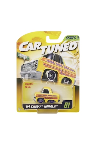 Adore Oyuncak Cartuned S3 1964 Chevy Impala - Sarı Lowrider Araba Ict526667