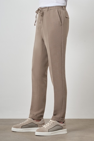 Morven Erkek Bej Trend Slim Fit İpli Jogger Pantolon 25ms003037653 Bej