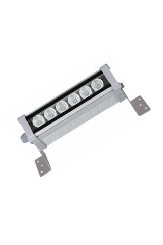 20 Cm Wallwasher Led Bina Dış Duvar Aydınlatma Boyama Amber Işık Gri