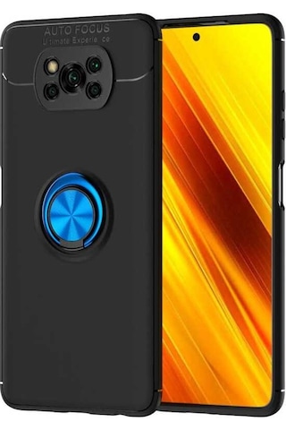 Xiaomi Poco X3 Kilif Yüzüklü Magnetli Ravel Case 360697610