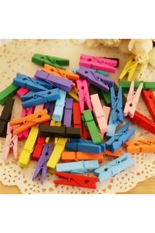 50 Adet Mini Mandal - Karışık Renkli Dekoratif Süsleme