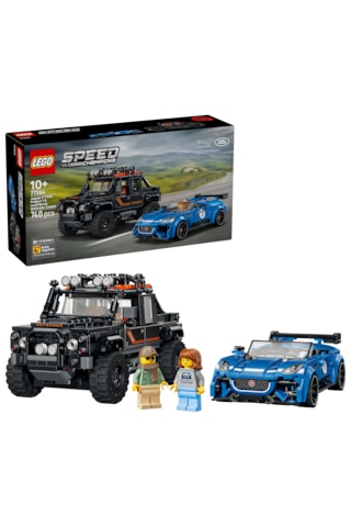 LEGO® Speed Champions Jaguar Project 7 ve Land Rover Defender 77264 - 10+ Yaş için Minifigür İçeren Oyuncak Yapım Seti (740 Parça)