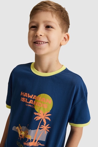 U.s. Polo Assn. Erkek Çocuk Açık Lacivert Tişört 50325624-vr059