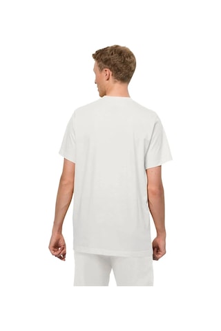 Jack Wolfskin Essentıal T M Beyaz Erkek Kısa Kol T-shirt 000000000102232928 Beyaz