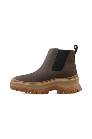 Timberland Tımberland Roxie Lane Mid Chelsea Boot Kadın Günlük Bot Tb0a28xmw071 Kahverengi Kahverengi