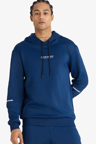 Defacto Defactofit Standart Fit Kapüşonlu Sporcu Sweatshirt D3736ax25wnnv248 Lacivert