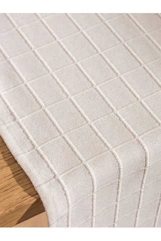 Bej Çizgili Runner 40x120 Cm