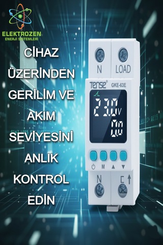 Monofaze Gerilim-akım Koruma Rölesi 63a