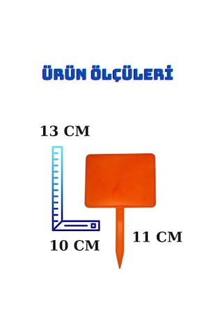 Yaz Sil Orta Boy Sapla Bakliyat Etiketliği 45 Adet Manav Pazarcı Trn 001 Turuncu