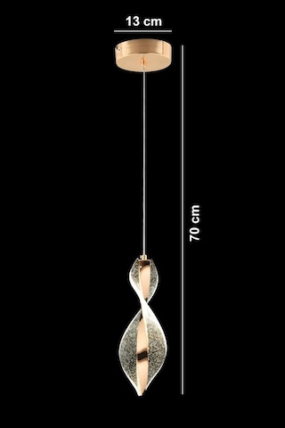 İstanbul Avize Mars Tekli Gold Ledli Modern Lüx Avize Gold