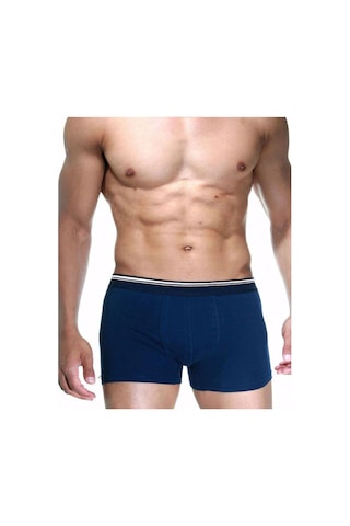 Berrak 1097 Erkek Likralı Esnek Boxer 2 Adet Lacivert