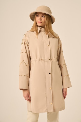 Ftz Women Kadın Trenç Kaban Beige 31217 Beige