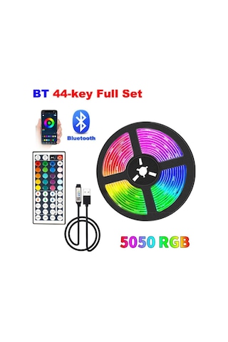 Led Şerit Işık Yatak Odası Led Tv Arkaplan Işığı Bluetooth Uzaktan Neon Işık Rg Şeridi Noel Dekorasyonu Led Aydınlatmalar 56669733