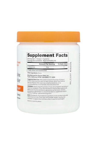 Pure L-glutamine Powder 10.6 Oz 300 Grams