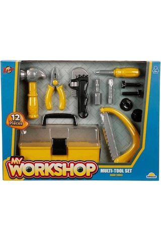 3718 Zapp Toys My Workshop Çantalı Tamir Seti 12 Parça -sunman