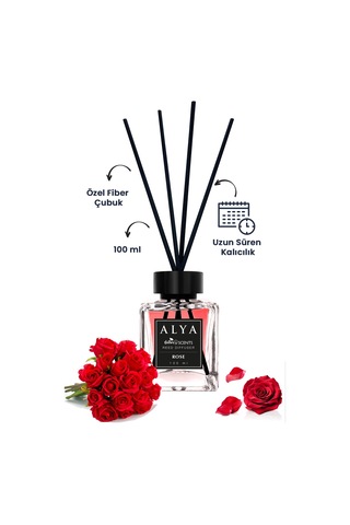 Alya Nature's Scents Bergamot Tea + Mashmallow + Rose Bambu Çubuklu Oda Kokusu 3 x 100 ML