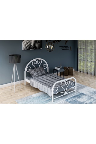 Metalia Gm 118 Baby Tek Kişilik Metal Karyola 90X190 Beyaz