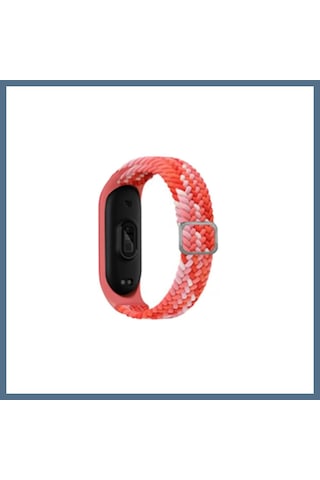 Buradabulabilirsin Mi Band 4 Uyumlu Star Kordon - Pembe-kırmızı Bbz
