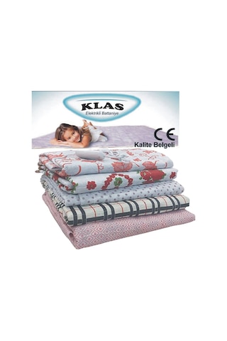 Klas Çift Kişilik Kumaş Elektrikli Battaniye Çok Renkli Ce Belge (513120313)