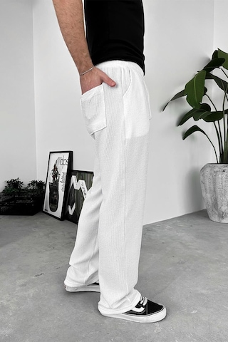 Ekru Sandy Comfort Baggy Pantolon Ekru