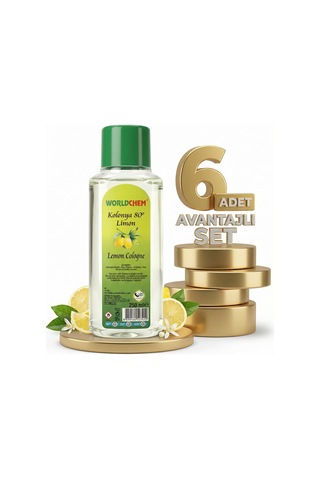 Worldchem Limon Kolonyası 6x250 Ml