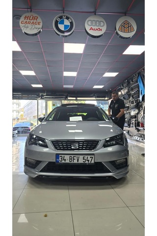 Seat Leon Mk3.5 2017-2020 Makyajlı Abt Ön Karlık Ek Plastik Boyasız