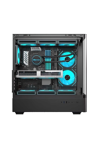 Ghost V938 6 120mm Argb Fan Atx Gamıng Case 750w 80+bronze Type C 1+usb3.0 1+usb2.0 1