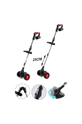 Deko Turkey DKT21AT Samsung Çift Akülü 21V 2Ah Çim Ot Biçme Mak