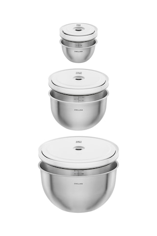 Zwilling Fresh & Save Vakumlu Saklama Kase Seti S/m/l Paslanmaz Çelik Zw-1031017 Zwilling Renkli
