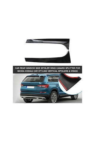 Artfulabode Yan Spoiler Skoda Kodiaq Siyah Karbon Fiber - Kolay Montaj, Geeroyoo Tasarım