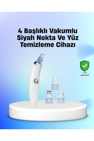 Vakum Teknolojili Siyah Nokta Temizleyici Cihaz 4 Farklı Başlık Ve Derinlemesine Gözenek Temizliği - Lisinya