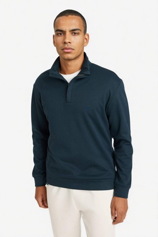 Defacto Standart Fit Modal Sweatshirt G8148ax25wnnv255 Lacivert-nv255