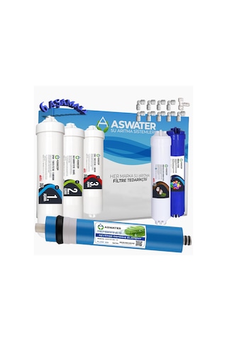 Kapalı Kasa 12 Inç Su Arıtma Cihazı Filtresi 6 Aşamalı Inline Fil