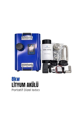 Tecnopoint 8kw Taşınabilir Lityum Akülü Webasto Tipi Dizel Isıtıcı-1754
