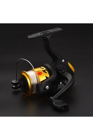 Teltree 200 Tipi Sarı Plastik Olta Makinesi, Lifli Spinning Reel, Versatil Kullanım, Tatlı-salt Su, Halka Ve Deniz Olta İçin, Hafif Ve Dayanıklı