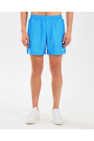 Skechers M 5 Inch Allover Print Swimshort Erkek Mavi Deniz Şortu S2510008-400 Mavi