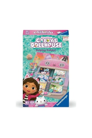 248100 Ravensburger - Gabbys Dollhouse - Seyahat Boy Kutu Oyunu Çok Renkli
