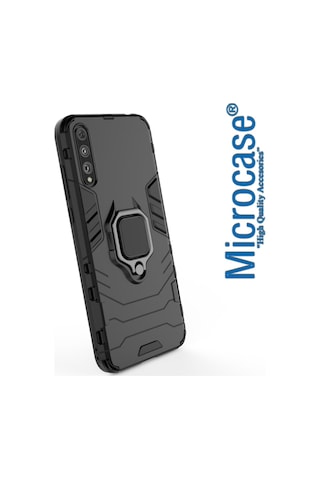Microcase Huawei P Smart S / Y8P Batman Seri Yüzük Standlı Kılıf