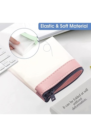 Styles Şeffaf Kalem Kutusu, Basit Moda Kalem Kutusu, Su Geçirmez Taşınabilir Kozmetik Çantası, Yetişkin Kırtasiye Malzemeleri, Kağıt Torba Diğer