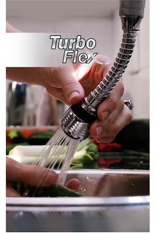 Mobee Plastik Hortumlu Esnek Ayarlanabilir Musluk Başlığı 2 Aşamalı