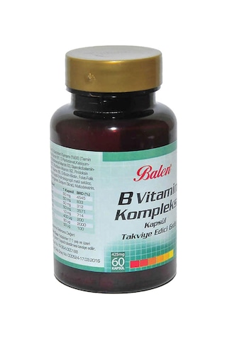 Balen B Vitamin Kompleksi 425 Mg 60 Kapsül 3 Adet