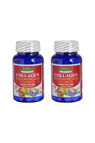 Vitapol Collagen Hyaluronic Acid Vitamin C 2 Kutu 200 Tablet
