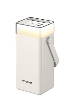 Torima TRM-1041 40000 Mah Hızlı Şarj Dijital Göstergeli RGB Led Işıklı Powerbank Beyaz