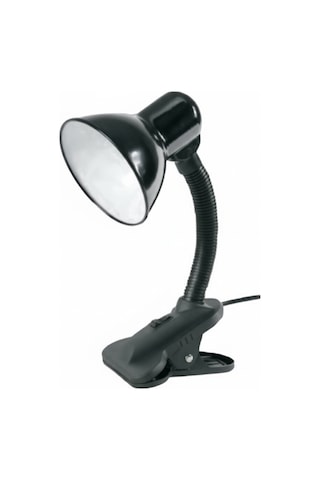 Kml201 Masa Lambası E27 Duy / 80 200 Mm + Kes170 6500k Ampul İle Birlikte Siyah