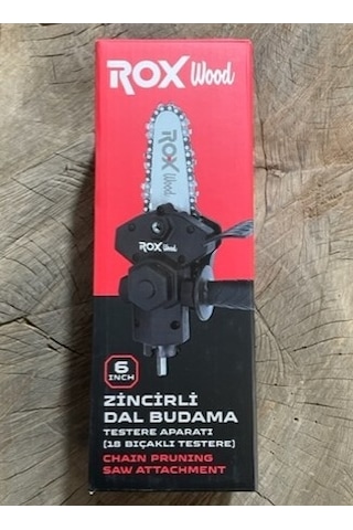 Rox Matkaba Takılan Zincirli Testere Zincirli Dal Budama Testeresi