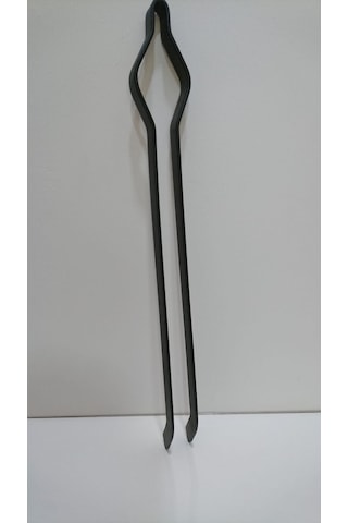 Demir Maşa - Mangal Soba Maşası - Şömine Maşası Ateş Maşası 3 Boy 3'Lü Set 40-50-60Cm