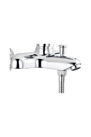 Viva Banyo Bataryası A41045, Duvardan Montaj, Krom, Seramik Kartuşlu, Pirinç Gövde Çok Renkli