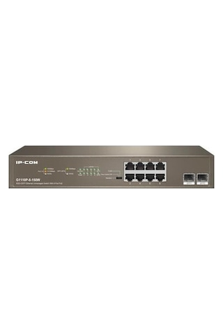 Ip-com G1110p-8-150w 8 Port Gigabit Poe 2 Port Gigabit Sfp Poe Switch 130w