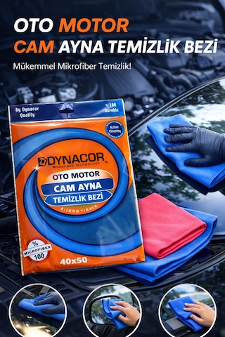 Sihirli İz Bırakmaz Mikrofiber Cam-ayna Yüzey Bezi 40x50 Mavi